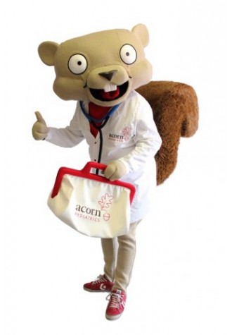 Acorn Pediatrics Mascot Costume
