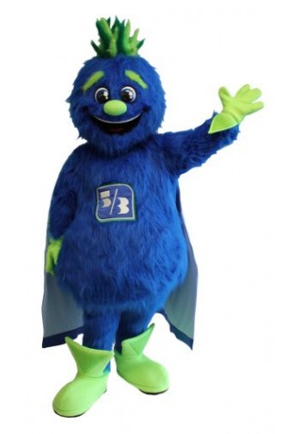 blue fantasy Mascot Costume