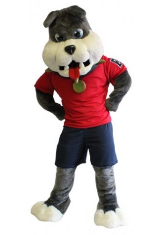 Fresno  Bulldog Mascot Costume