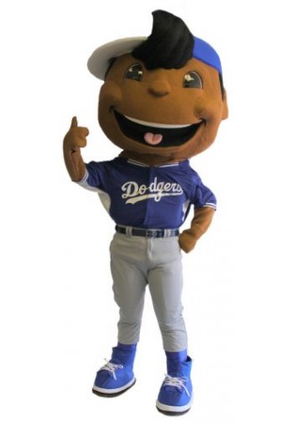 LA Dodgers Bobbleheads Blue Mascot Costume