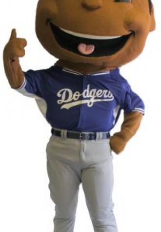 LA Dodgers Bobbleheads Blue Mascot Costume