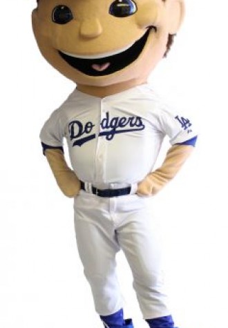 LA Dodgers Bobbleheads White Mascot Costume