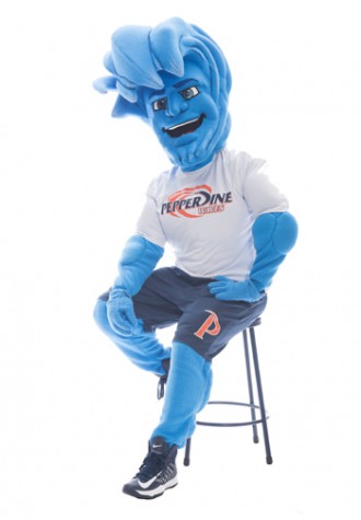 Pepperdine University  Willie the Wave Mascot Costume