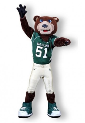 Baylor University  Bruiser Mascot Costume
