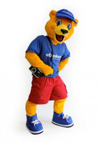 Ebookers Mascot Costume