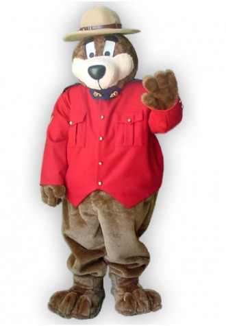 RCMP Bear Mascot Costume