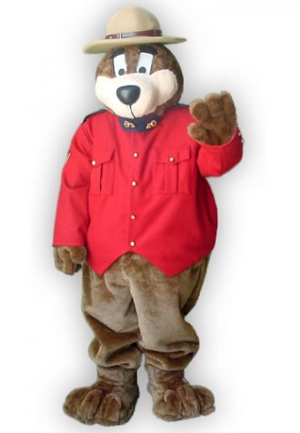 RCMP Bear Mascot Costume