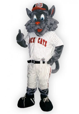 New Britain Rock Cats Mascot Costume