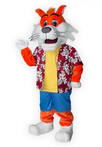 Pink Shel Resort  Sparky Mascot Costume