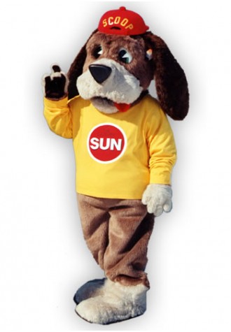 Calgary Sun  Scoop Mascot Costume