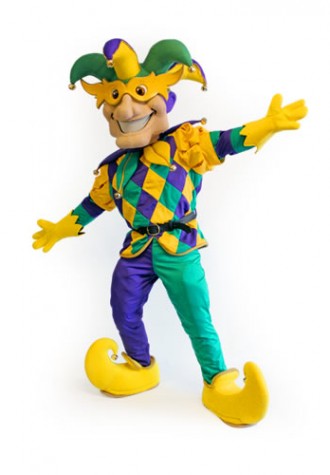 Jester Mardi Gras Mascot Costume