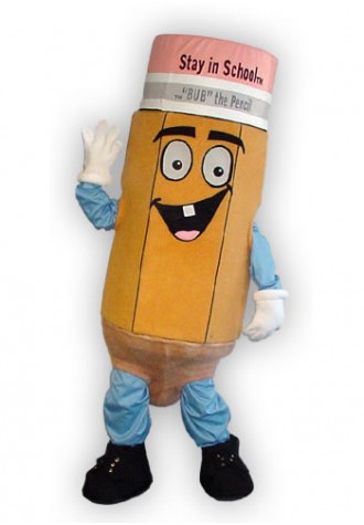 Bub Pencil Mascot Costume