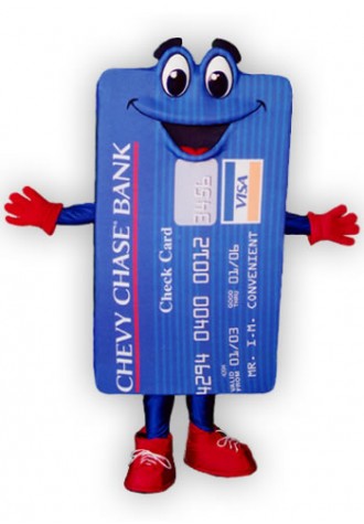Chevy Chase Bank Mascot Costume