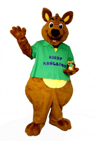 1st Mid America Credit Union Kirby Kangaroo Mascot Costume