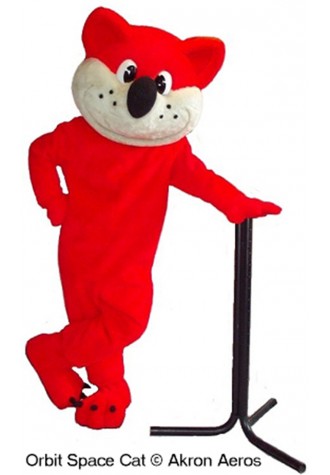 Akron Aeros Baseball Orbit Mascot Costume