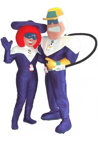 All Media Drive Super Shield  Parabella Mascot Costume