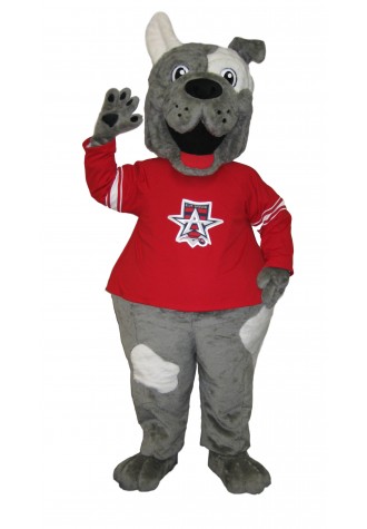 Allen Americans Biscuit the bulldog Mascot Costume