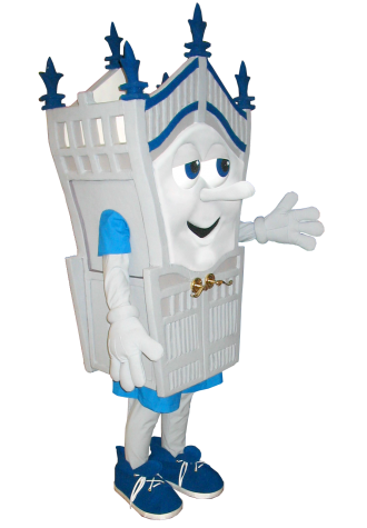 APG Meridian Swedgie Mascot Costume