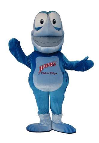Barb's Place Fish Mascot Costume
