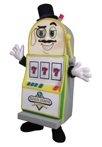 Batavia Downs Gaming Max Bettington Mascot Costume