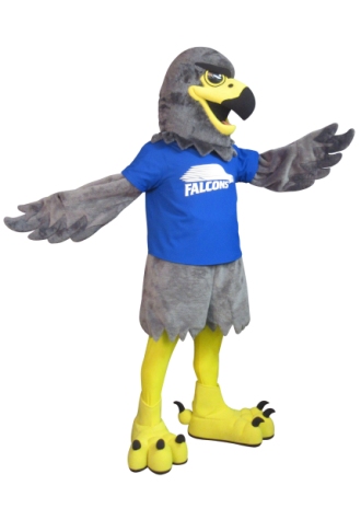 Berkshire Community College Falcon Mascot Costume