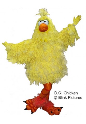 Blink Pictures DQ chicken Mascot Costume