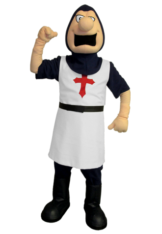 Catholic Central High School Rodney the Crusader Mascot Costume
