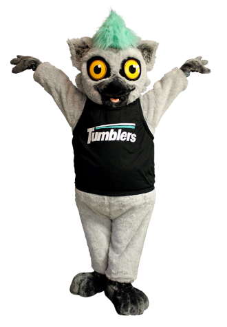 Cayenne Creative Chalk the Lemur Mascot Costume