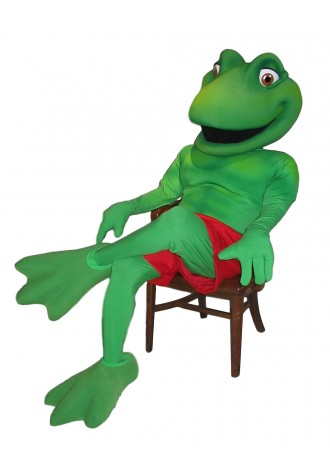 Chattem Tad the Bull Frog Mascot Costume