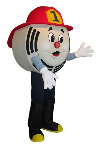 City of Syracuse Hector the Smoke Detector Mascot Costume