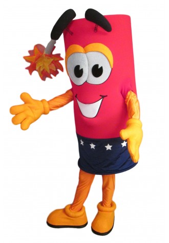 Clinton Chamber of Commerce Kaboom Mascot Costume