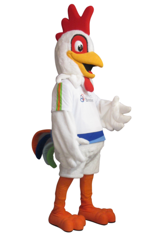 ConnectBooster Booster Rooster Mascot Costume