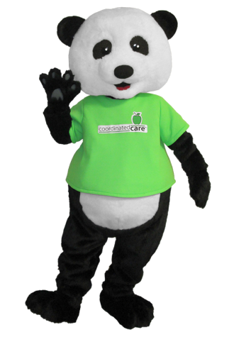 Coordinated Health CC the Panda Mascot Costume