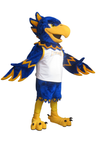 Council Rock High School South Golden Hawk Mascot Costume