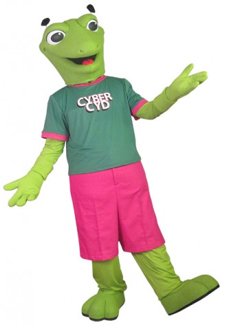 Cybertips Cyber Cyd Mascot Costume