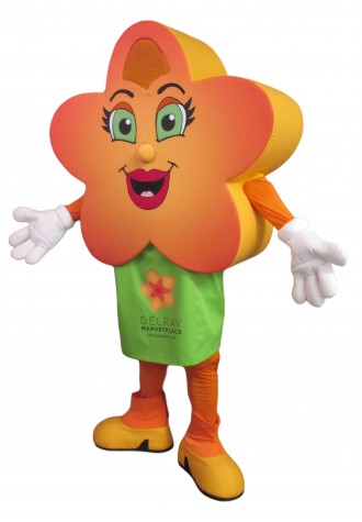 Delray Marketplace Daisy Mascot Costume