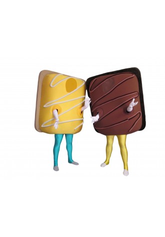 Diamond Integrated Marketing Key Lime and Chocolate Cheesecake Bars Mascot Costume