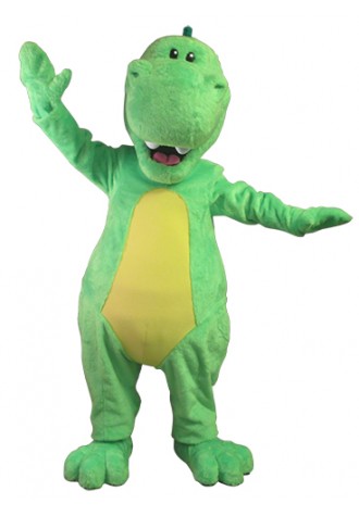 Dodd Elementary Dudley the Dinosaur Mascot Costume