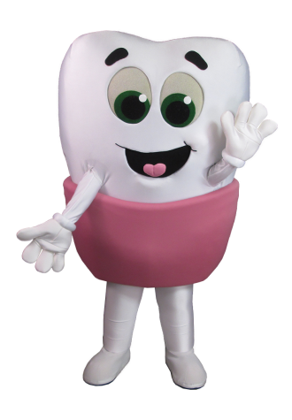 Dr Larry Caldwell Tillie the Tooth Mascot Costume