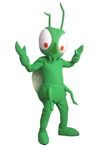 Drum Creative Mantis Mascot Costume