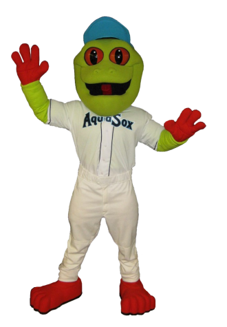 Everett AquaSox Webbly Mascot Costume