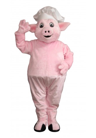 Famous Dave's Wilbur Mascot Costume