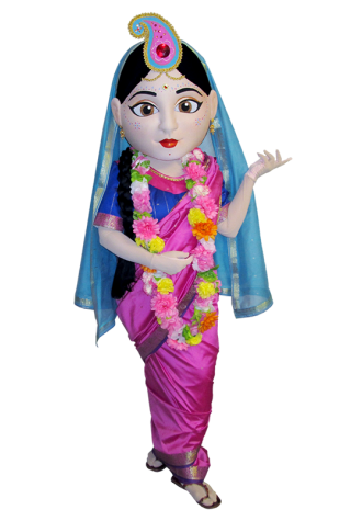 Festival of India Radha Mascot Costume