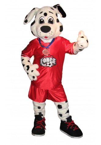 Fort Collins Force Lucky the Dalmation Mascot Costume