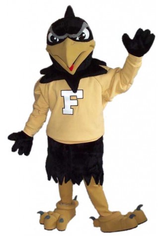 Foster HS Freddie the falcon Mascot Costume