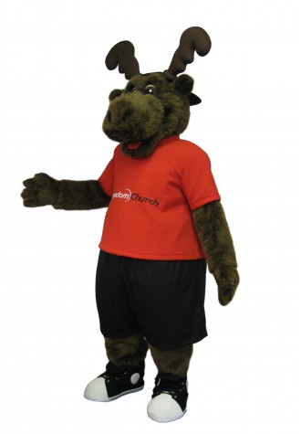 Freedom Church Mosby the Moose Mascot Costume