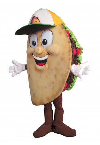 Fresno Grizzlies Taco Guy Mascot Costume