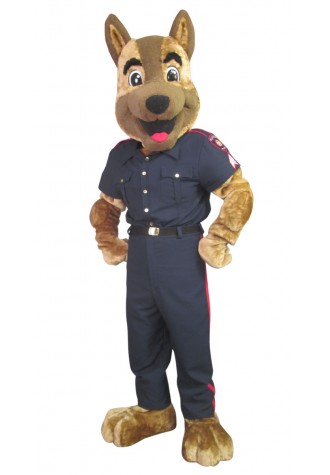 Fulshear PD Police Dog Mascot Costume