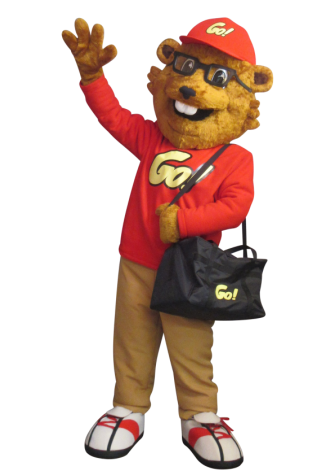 Gofer Delivery Services Gary Gopher Mascot Costume