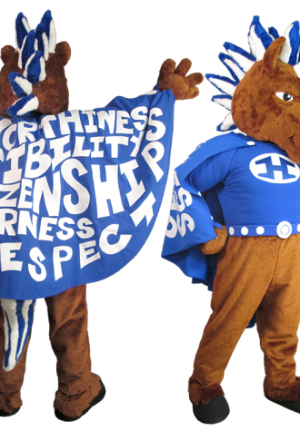 Horseheads Central School District Zeke Mascot Costume
